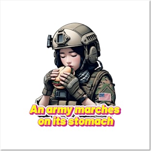 An Army Marches on Its Stomach Posters and Art